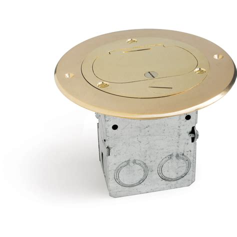 lew electric floor box covers|brass floor plug.